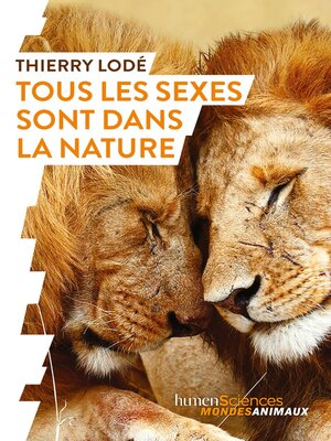 cover image of Tous les sexes sont dans la nature